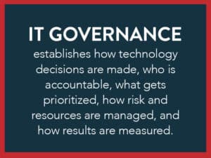 A quote on What is IT Governance? from the first paragraph of the article.